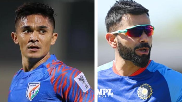 সুনীল ছেত্রী ও বিরাট কোহলি