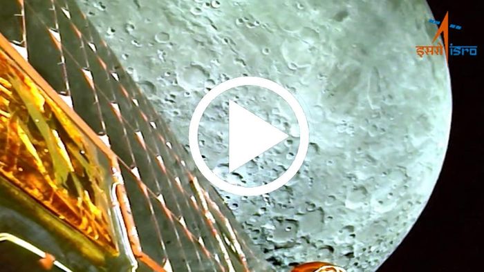 চন্দ্রযান-৩ থেকে চাঁদের দৃশ্য