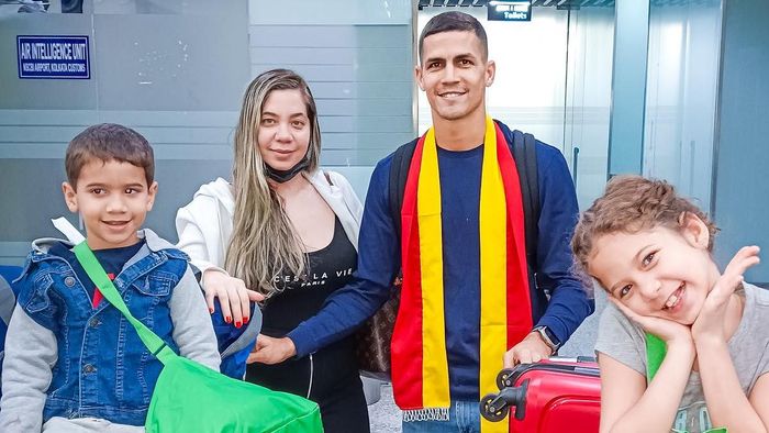 পরিবারের সঙ্গে ক্লেইটন সিলভা