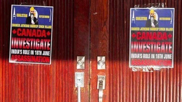 কানাডায় হিন্দু মন্দির ভাঙচুর খালিস্তানিদের, সামনে সিসিটিভি ফুটেজ