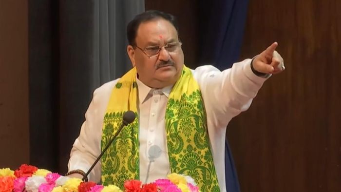 বিজেপির সর্বভারতীয় সভাপতি জেপি নাড্ডা