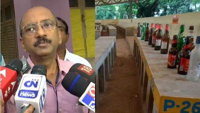 যাদবপুর বিশ্ববিদ্যালয়ে মদের বোতল উদ্ধার