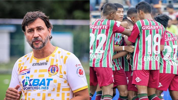 ইস্টবেগল কোচ ও মোহনবাগান দল