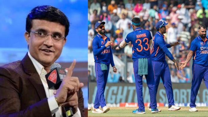 সৌরভ গঙ্গোপাধ্যায় ও টিম ইন্ডিয়া