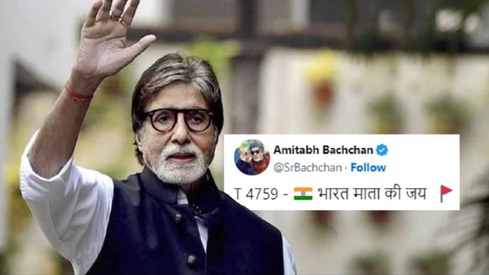 'ভারত মাতা কি জয়', লিখলেন অমিতাভ বচ্চন।