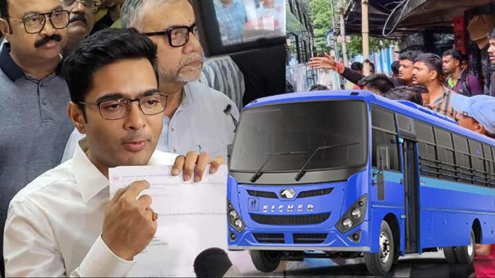 MGNREGA কর্মীদের দিল্লিতে নিয়ে যেতে বিশেষ বাসের বিকল্প ব্যবস্থা।