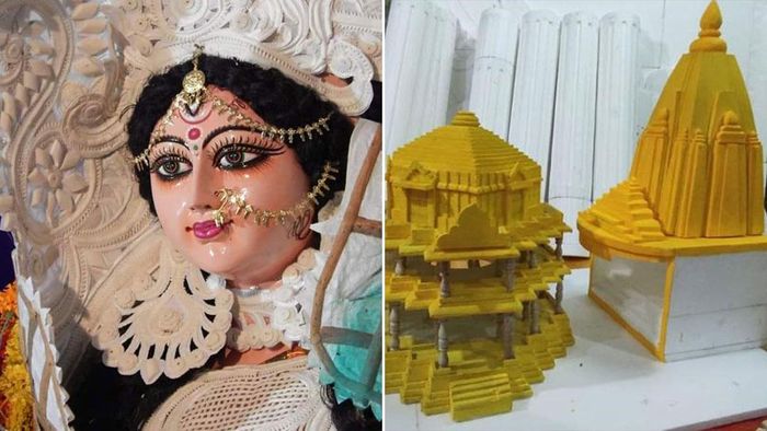 আহিরীটোলা সার্বজনীন দুর্গোৎসব সমিতির এবছরের মডেল প্যান্ডেল