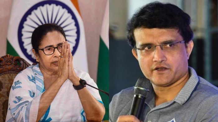 মুখ্যমন্ত্রী মমতা বন্দ্যোপাধ্যায়-বিসিসিআই-এর প্রাক্তন কর্তা সৌরভ গঙ্গোপাধ্যায়