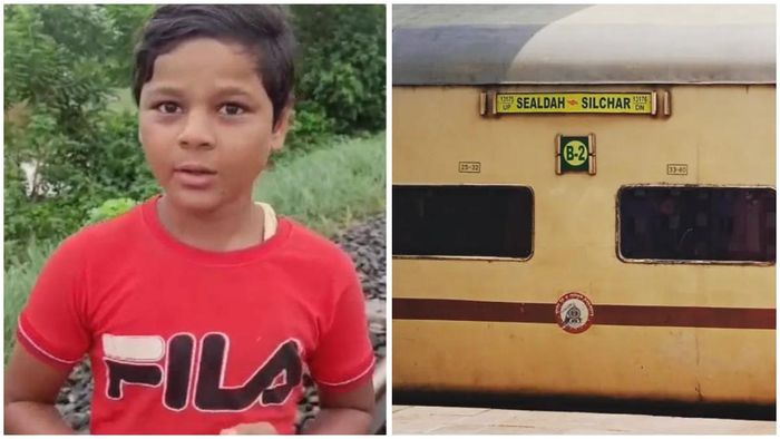 মুরসেলিম শেখ-বাঁদিকে কাঞ্চনজঙ্ঘা এক্সপ্রেসের ফাইল ছবি