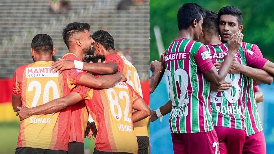 আজ ১০ গোল দিল ইস্টবেঙ্গল, তবু CFL জিততে সাহায্য লাগবে মোহনবাগানের আজ ১০ গোল দিল ইস্টবেঙ্গল, তবু CFL জিততে সাহায্য লাগবে মোহনবাগানের