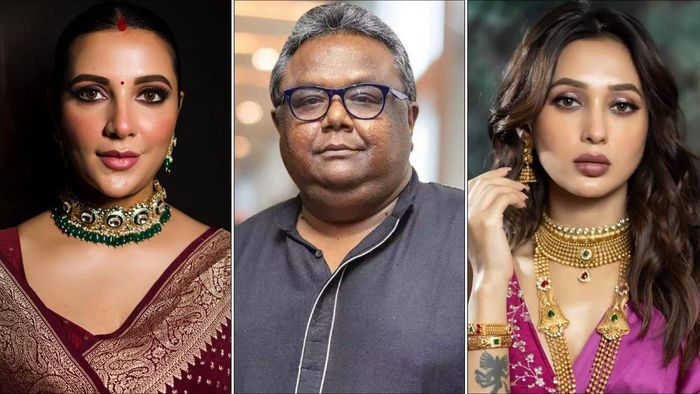 শুভশ্রী গঙ্গোপাধ্যায়, ইন্দ্রদীপ দাশগুপ্ত ও মিমি চক্রবর্তী (ছবি: ফেসবুক)