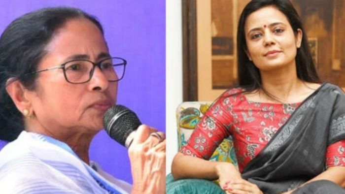 মহুয়া মৈত্র ও মমতা বন্দ্যোপাধ্যায়