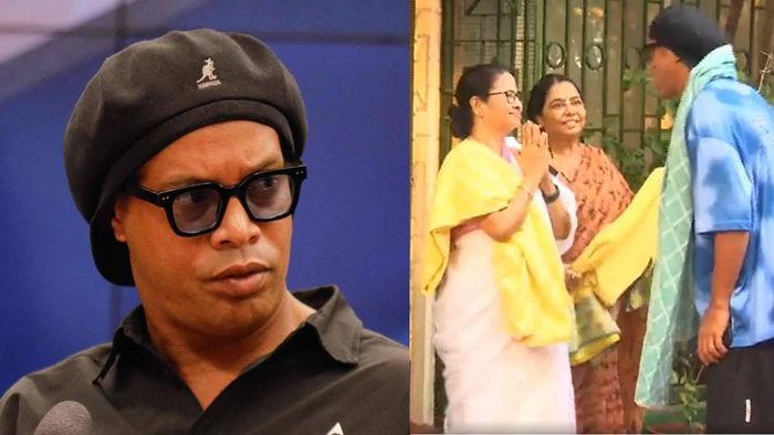 রোনাল্ডিনহঅর সঙ্গে সাক্ষাত মুখ্যমন্ত্রী মমতা বন্দ্যোপাধ্যায়ের