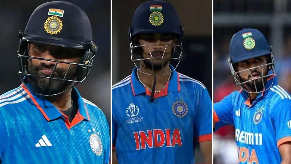 রোহিত শর্মা, ইশান কিশান ও শ্রেয়াস আইয়ার