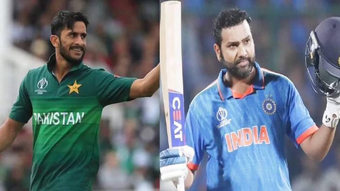 হাসান আলি ও রোহিত শর্মা