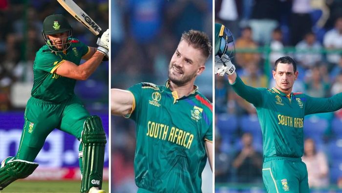 মার্করাম, ভ্যান ডার ডুসেন ও ডি কক