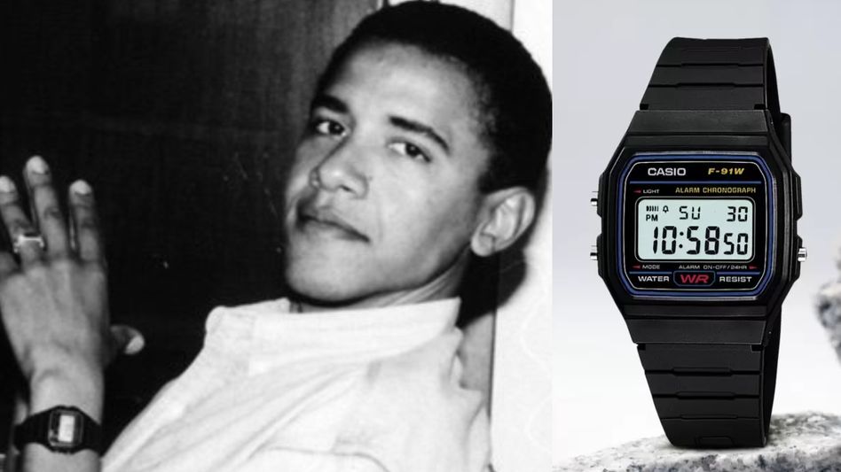 Casio f91 obama sales