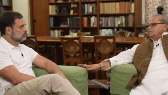 রাহুল গান্ধী ও সত্যপাল মালিক