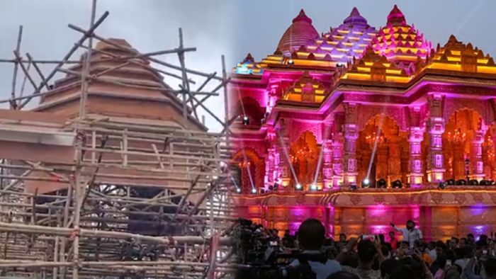 অযোধ্যার রাম মন্দির।