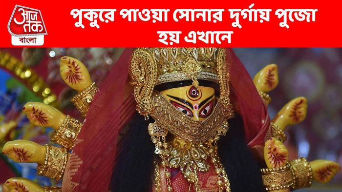 পুকুরে মিলেছিল সোনার বিগ্রহ, বছরভর থাকে লকারে; শুধু নবমীতেই হয় পুজো