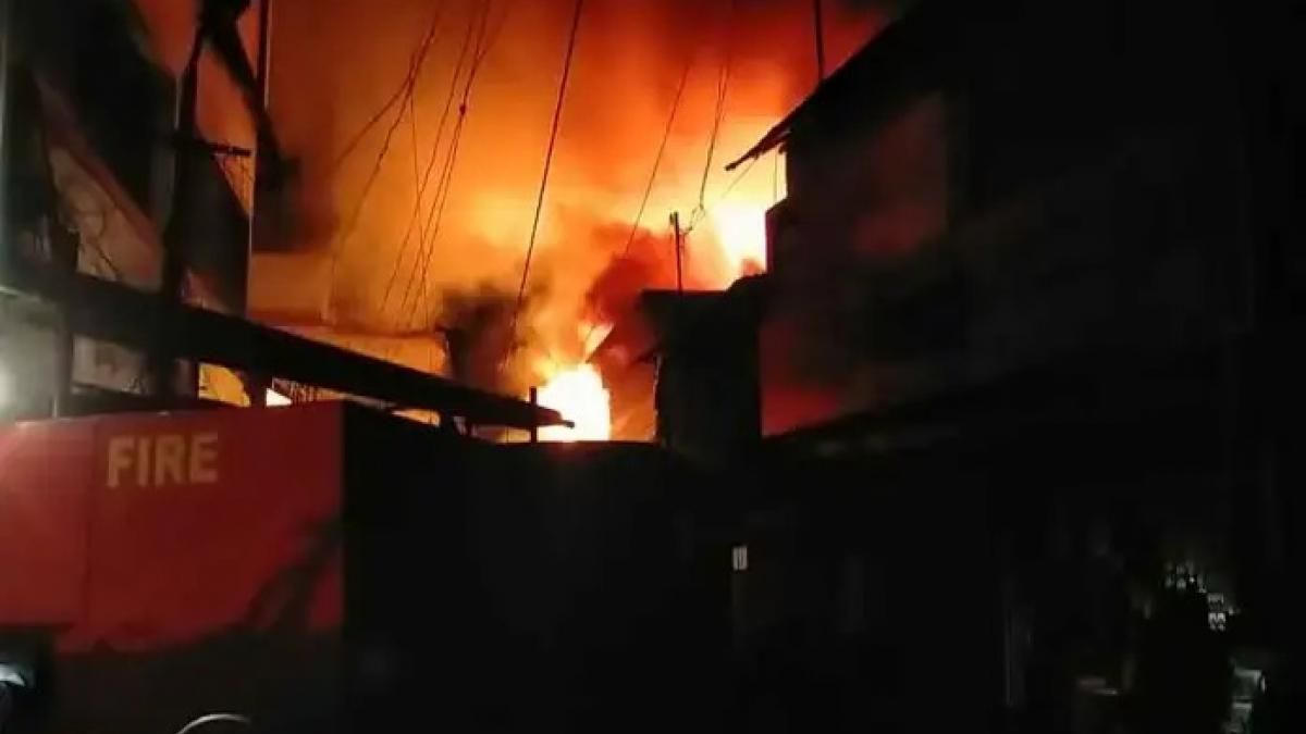 নকশালবাড়িতে বিধ্বংসী আগুন, পুড়ে ছাই বহু দোকান, পুজোর বাজারে মাথায় হাত ব্যবসায়ীদের