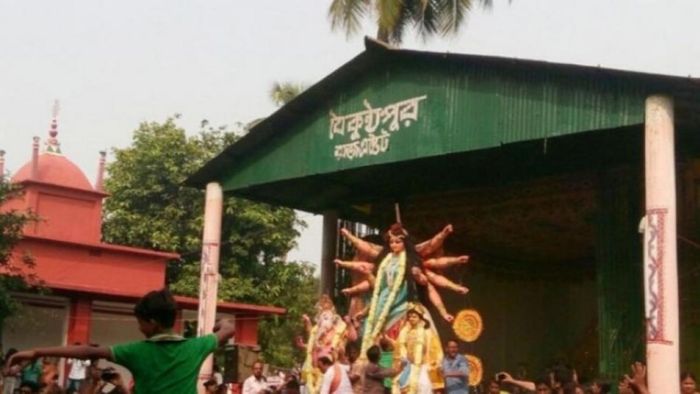 নরবলির ঐতিহ্য এখনও চলছে, ৫৪০ বছরে পা জলপাইগুড়ির বৈকুণ্ঠপুর রাজবাড়ির পুজো