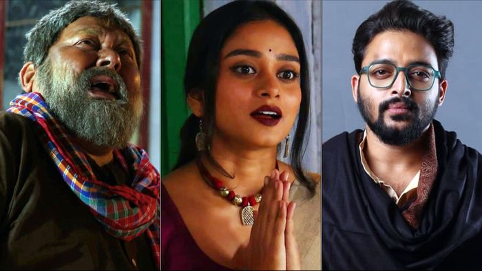 খরাজ, শ্রীতমা ও সৌরভ (ছবি: সংগৃহীত)