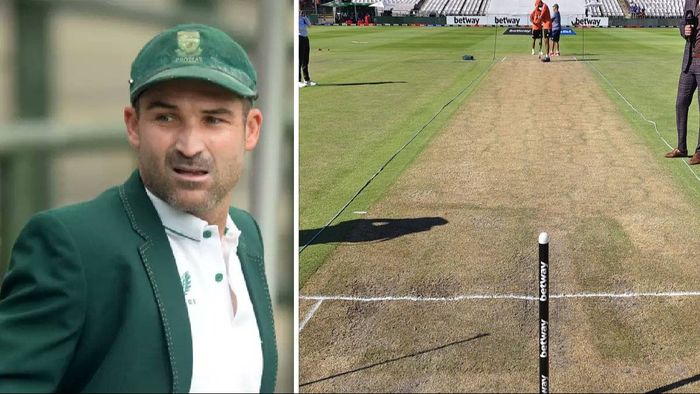 India vs south africa, dean elger, cape town pitch