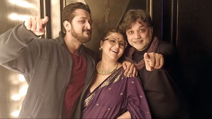 পরমব্রত, স্বস্তিকা ও সৃজিত (ছবি: ফেসবুক)