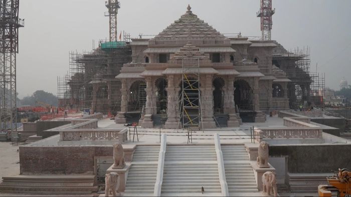 রাম মন্দিরের 'ঐশ্বরিক' প্রবেশদ্বার