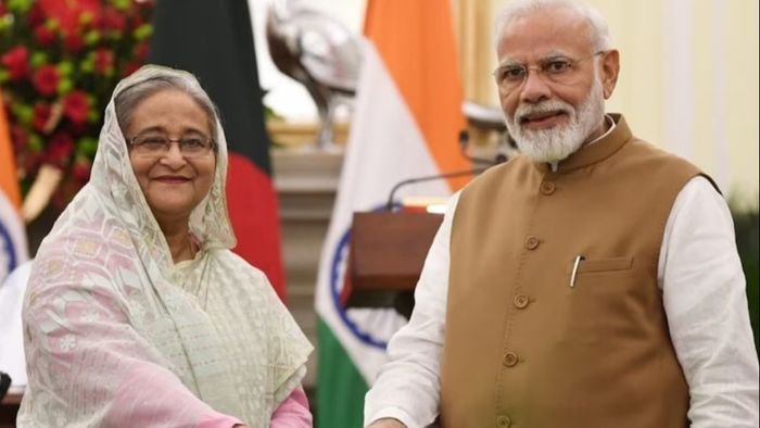 প্রধানমন্ত্রী মোদী ও হাসিনা