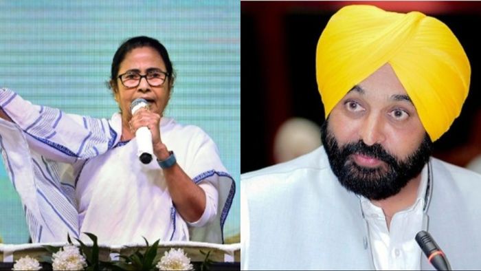 মমতা বন্দ্যোপাধ্যায় এবং ভাগবন্ত মান।