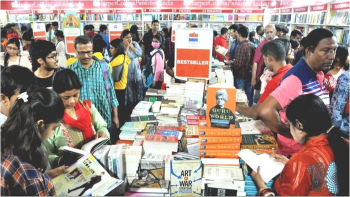 কলকাতা বইমেলা। ফাইল ছবি।