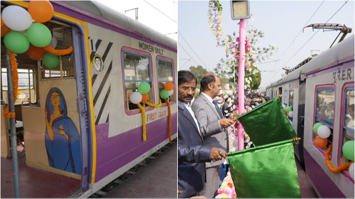 চালু হল রানাঘাট-শিয়ালদা মাতৃভূমি প্রথম শ্রেণীর কামরা। ফাইল ছবি।