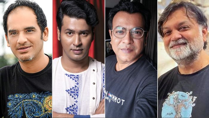 ঋত্বিক, অনির্বাণ, রুদ্রনীল ও সৃজিত (ছবি: ফেসবুক)