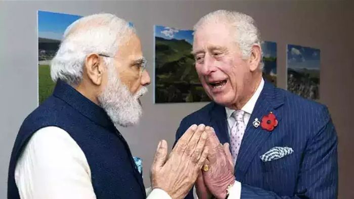 King Charles and Narendra Modi
