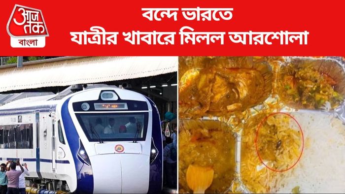 যাত্রীর খাবারে মিলল আরশোলা