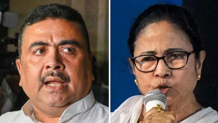 Mamata Banerjee and Suvendu Adhikari