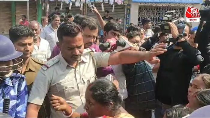 সন্দেশখালিতে অশান্তি। ফাইল ছবি।