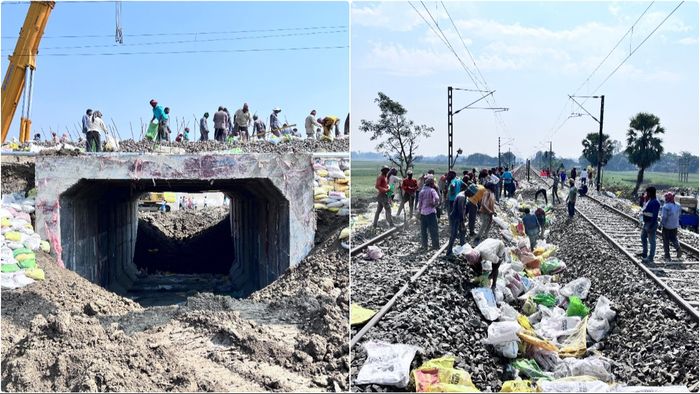 ধাত্রীগ্রাম ও সমুদ্রগড়ের মধ্যে তৈরি হচ্ছে সাবওয়ে। ফাইল ছবি