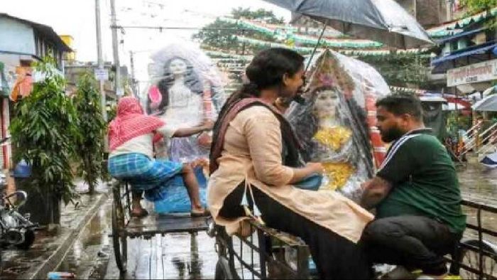 সরস্বতী পুজোয় বৃষ্টির পূর্বাভাস।