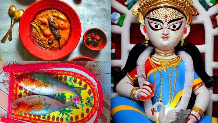 সরস্বতী পুজোর রীতিনীতি (ছবি: ফেসবুক)