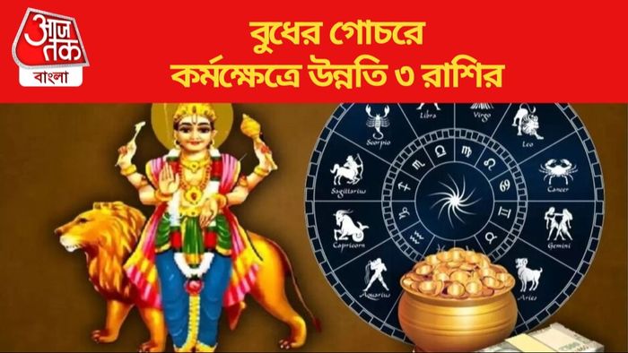 বুধের গোচরে কর্মক্ষেত্রে উন্নতি ৩ রাশির
