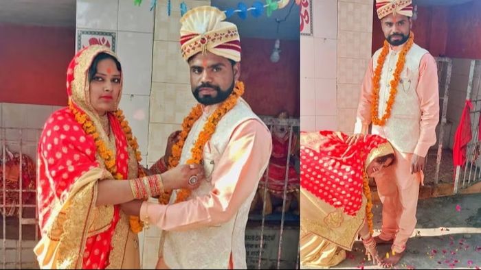 হিন্দু ছেলেকে বিয়ে করলেন মুসলিম মেয়ে