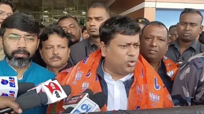 "শাহজাহানকে গ্রেফতার করতে বাধ্য করাব", পুলিশের বিরুদ্ধে গর্জে উঠলেন সুকান্ত