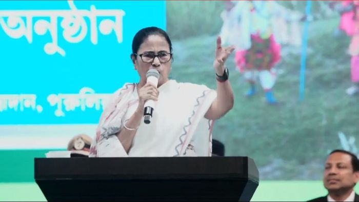 পুরুলিয়ার সভায় মমতা বন্দ্যোপাধ্যায়