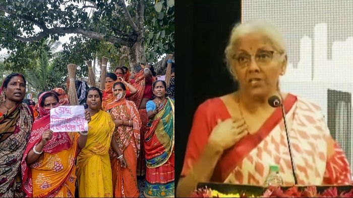 'সন্দেশখালির কথা বলতে গিয়ে আমার শরীর কাঁপে,' কলকাতায় এসে রাজ্যকে তুলোধনা নির্মলার