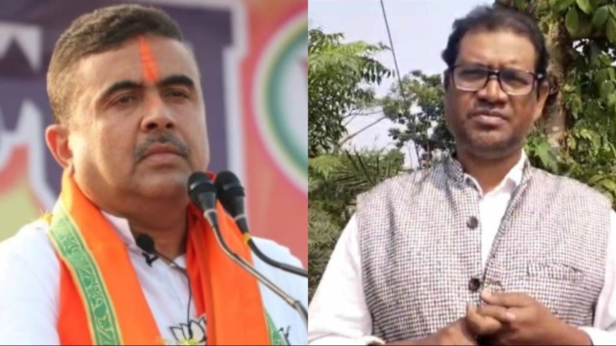 শুভেন্দু অধিকারী, বিকাশ সিং (বাঁ দিক থেকে)।