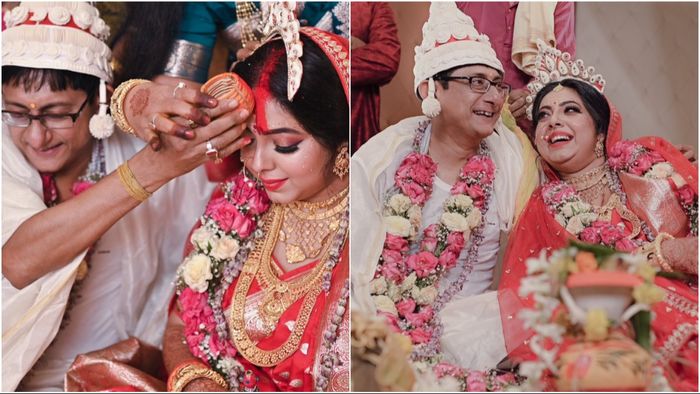 শ্রীময়ী-কাঞ্চনের বিবাহ সম্পন্ন (ছবি: Birdlens Creation)