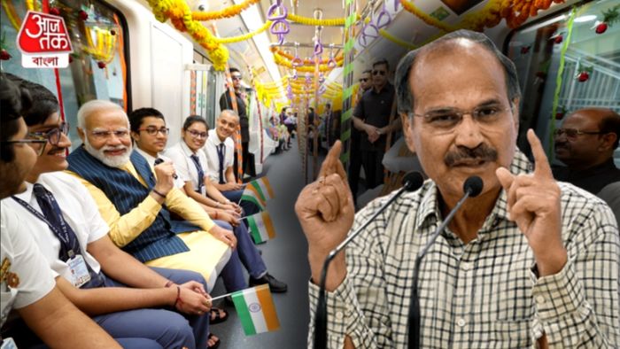 অধীরের নিশানায় মোদী